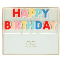 Meri-Meri Happy Birthday Acrylic Cake Toppers