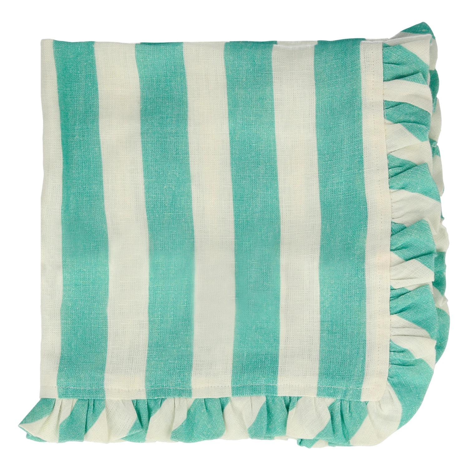 Meri-Meri Stripe Ruffle Fabric Napkins (x 4) 6 Meri-Meri Stripe Ruffle Fabric Napkins (x 4) - Image 6