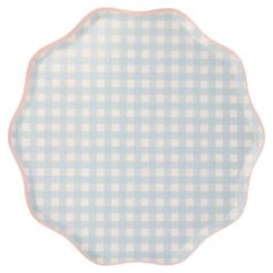 Meri-Meri Gingham Dinner Plates (x 12) 9 Meri-Meri Gingham Dinner Plates (x 12) -Meri Meri media 4f0df6e7 d49c 4c6b ba87 362ca6385b1b