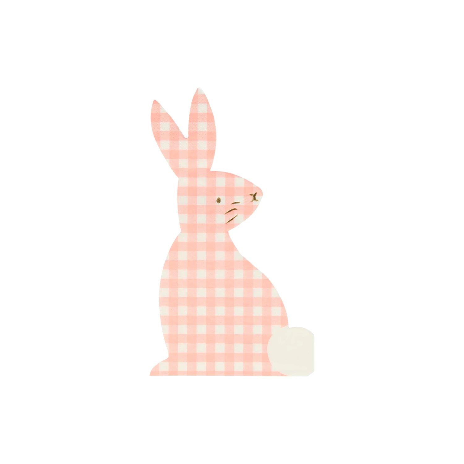 Meri-Meri Gingham Bunny Napkins (x 16) 5 Meri-Meri Gingham Bunny Napkins (x 16) - Image 5