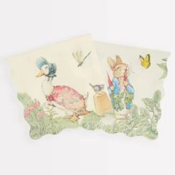 Meri-Meri Peter Rabbit™ In The Garden Large Napkins (x 16) -Meri Meri media 5469415b 8d5d 4fbe 99b5 e02abe72dfe5