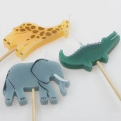 Meri-Meri Jungle Animal Candles (x 6) -Meri Meri media 54b459e8 15d4 4ef8 b68f bda0b68a18f1