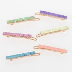 Meri-Meri Glitter Rainbow Hair Clips (x 6) -Meri Meri media 5984608b b95c 498b 923c c806cfd554ca