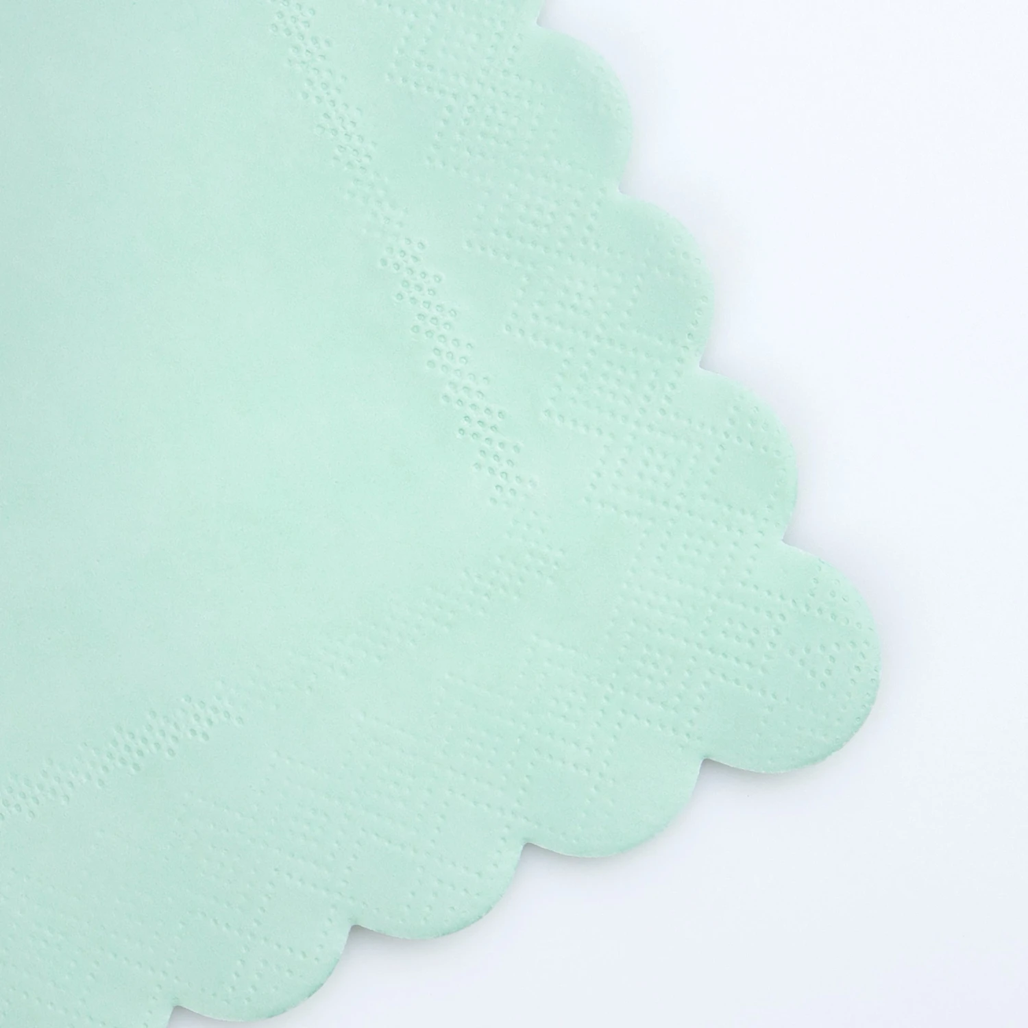Meri-Meri Sea Foam Green Large Napkins (x 16) 3 Meri-Meri Sea Foam Green Large Napkins (x 16) - Image 3