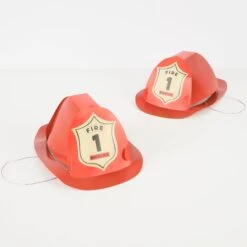 Meri-Meri Firefighter Hats (x 8) -Meri Meri media 5b09fac5 3b7d 4cde ac06 c79a0b4238ae