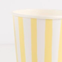 Meri-Meri Yellow Stripe Cups (x 8) 5 Meri-Meri Yellow Stripe Cups (x 8) -Meri Meri media 5b206427 a95e 4c93 ab82 a67ec81c0415