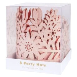Meri-Meri Pink Glitter Party Crowns (x 8) -Meri Meri media 5e55e605 fe3f 4220 8362 793dca58d8e7