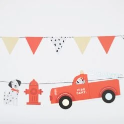 Meri-Meri Fire Truck Garland -Meri Meri media 60160262 8a09 4c5f 873f 29e462f19370