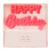 Meri-Meri Happy Birthday Pink Acrylic Toppers