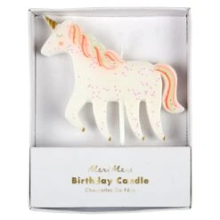 Meri-Meri Unicorn Glitter Candle