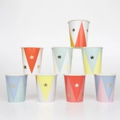Meri-Meri Circus Cups (x 8)