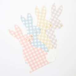Meri-Meri Gingham Bunny Napkins (x 16)