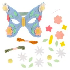 Meri-Meri Flower Embroidery Butterfly Mask Kit -Meri Meri media 67976077 3a93 41cc 9010 eefeec2347fc