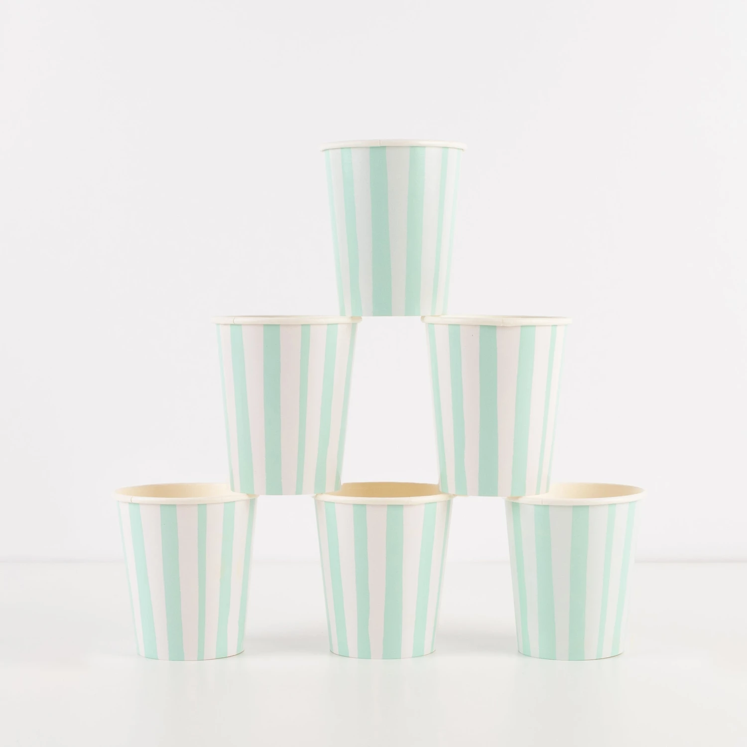 Meri-Meri Mint Stripe Cups (x 8) 1 Meri-Meri Mint Stripe Cups (x 8)