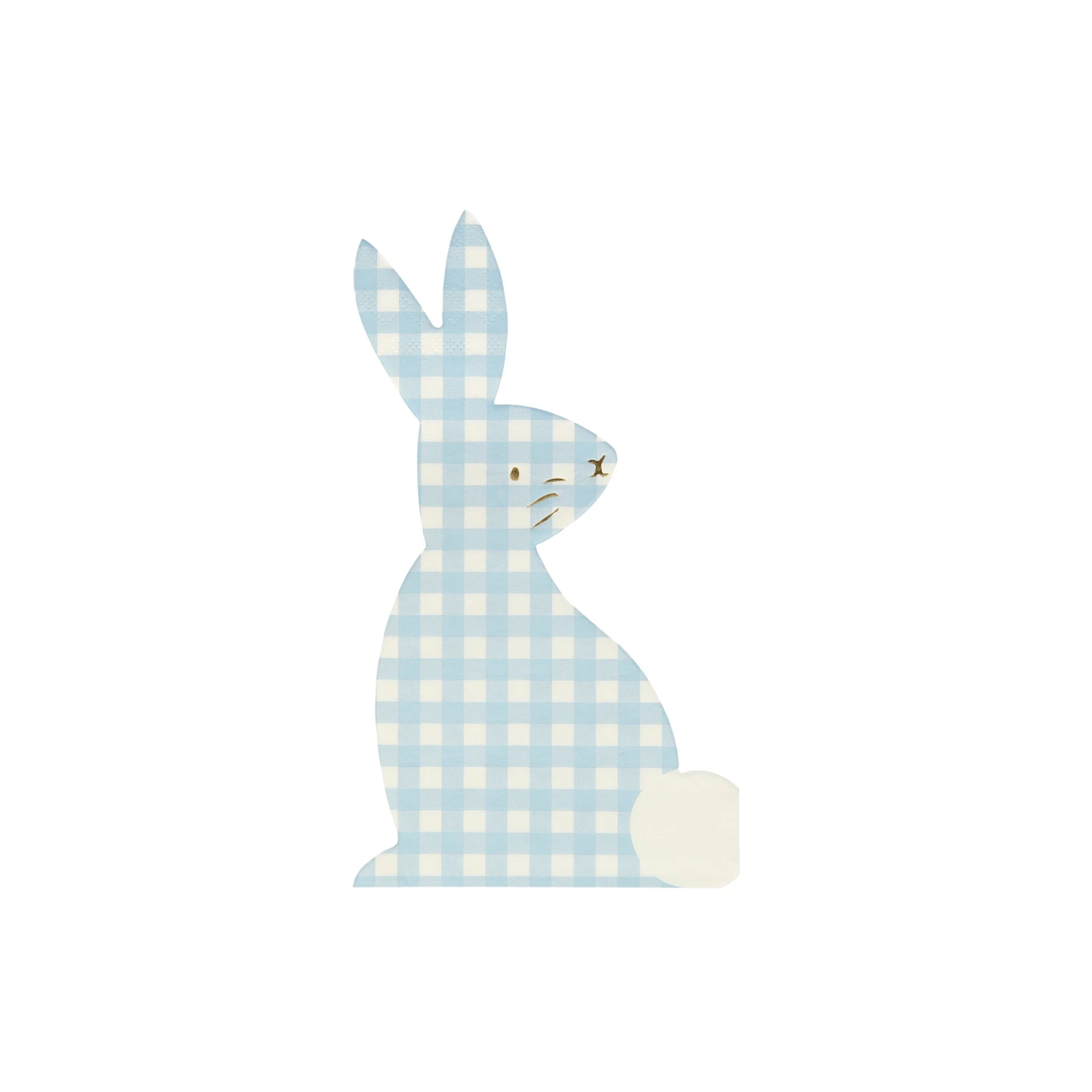 Meri-Meri Gingham Bunny Napkins (x 16) 6 Meri-Meri Gingham Bunny Napkins (x 16) - Image 6
