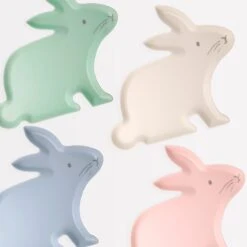 Meri-Meri Reusable Bamboo Bunny Plates (x 4)
