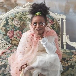 Meri-Meri Pink Tulle Star Cape