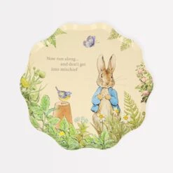 Meri-Meri Peter Rabbitâ„¢ In The Garden Side Plates (x 8)