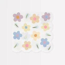 Meri-Meri Happy Flowers Large Napkins (x 16)