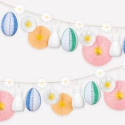 Meri-Meri Honeycomb Easter Bunny Garland