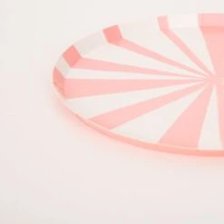 Meri-Meri Pink Stripe Side Plates (x 8) -Meri Meri media 71708f8b ed1d 4454 9e8d b59b2f84ca6b
