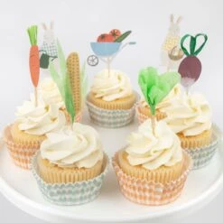 Meri-Meri Bunny Greenhouse Cupcake Kit (x 24 Toppers) -Meri Meri media 72020fc1 dfc3 44fb a806 e0382d361a99