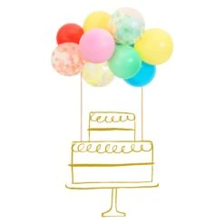Meri-Meri Rainbow Balloon Cake Topper Kit -Meri Meri media 777761da 2172 42b1 8ea4 a7c0bdab46cb