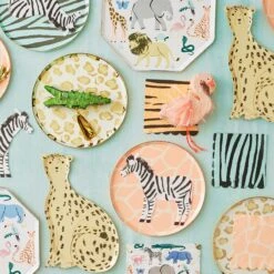 Meri-Meri Safari Animal Print Side Plates (x 8) -Meri Meri media 78fd15d4 f4c0 4e0b b566 6692ce7ef969