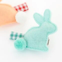 Meri-Meri Felt Bunny Hair Clips (x 2) -Meri Meri media 792fff09 b97c 44c6 a059 d32337fbdc03