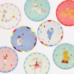 Meri-Meri Circus Side Plates (x 8)