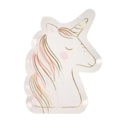 Meri-Meri Magical Unicorn Plates (x 8)