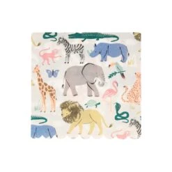 Meri-Meri Safari Animals Large Napkins (x 20)