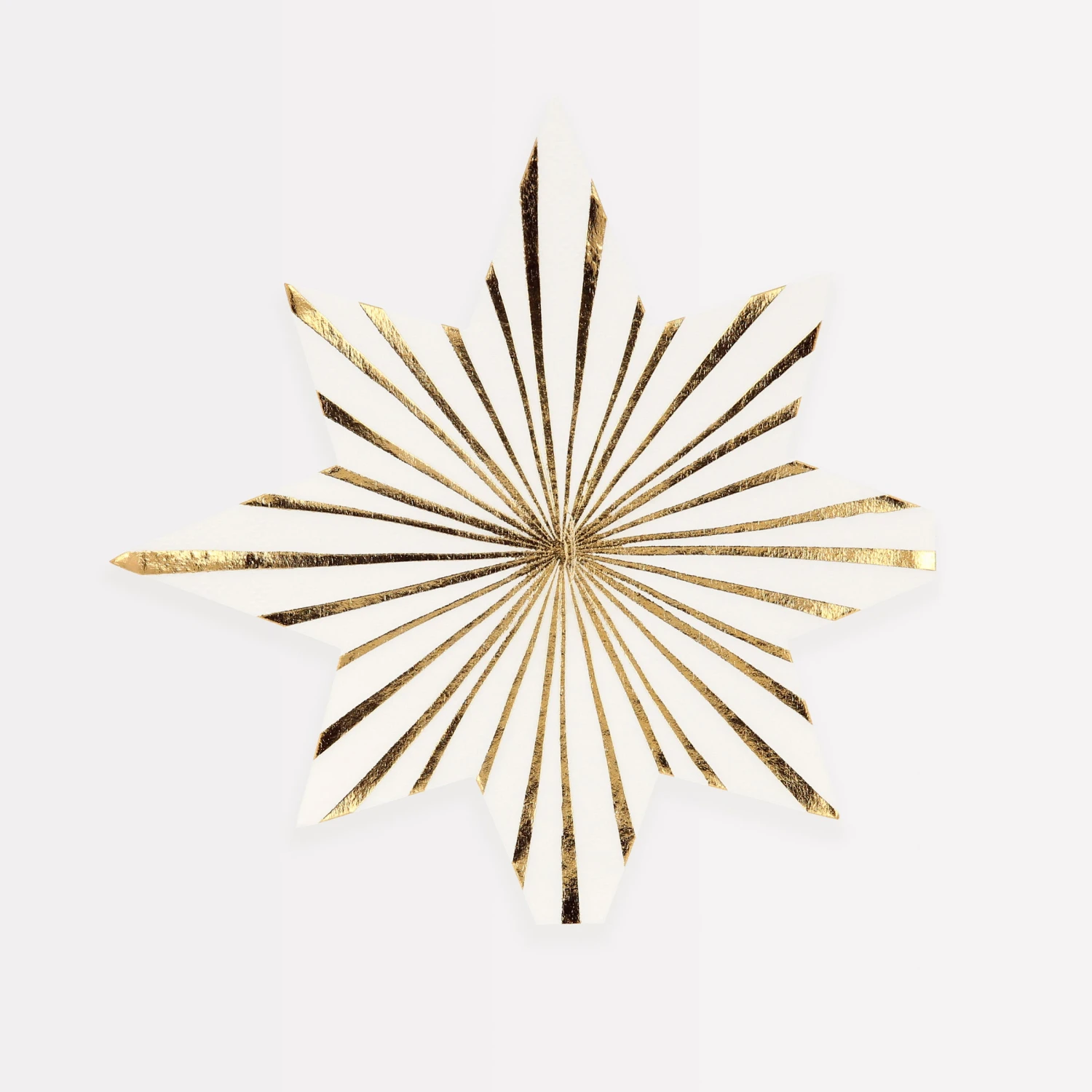 Meri-Meri Gold Stripe Star Napkins (x 16) 1 Meri-Meri Gold Stripe Star Napkins (x 16)