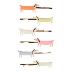 Meri-Meri Sausage Dog Hair Slides (x 6) -Meri Meri media 7d66c77b b7a7 4018 bca7 45858188e98f