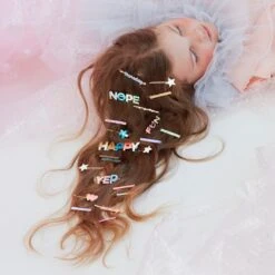 Meri-Meri Happy Glitter Hair Clip -Meri Meri media 7dd164ae 181e 4156 9b36 a5f933a55a7b