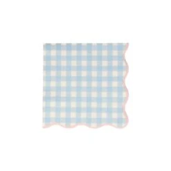 Meri-Meri Gingham Small Napkins (x 20) -Meri Meri media 801140b3 9d06 4bef 866a 6a3226e1950c