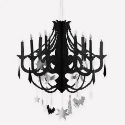 Meri-Meri Black Paper Chandelier