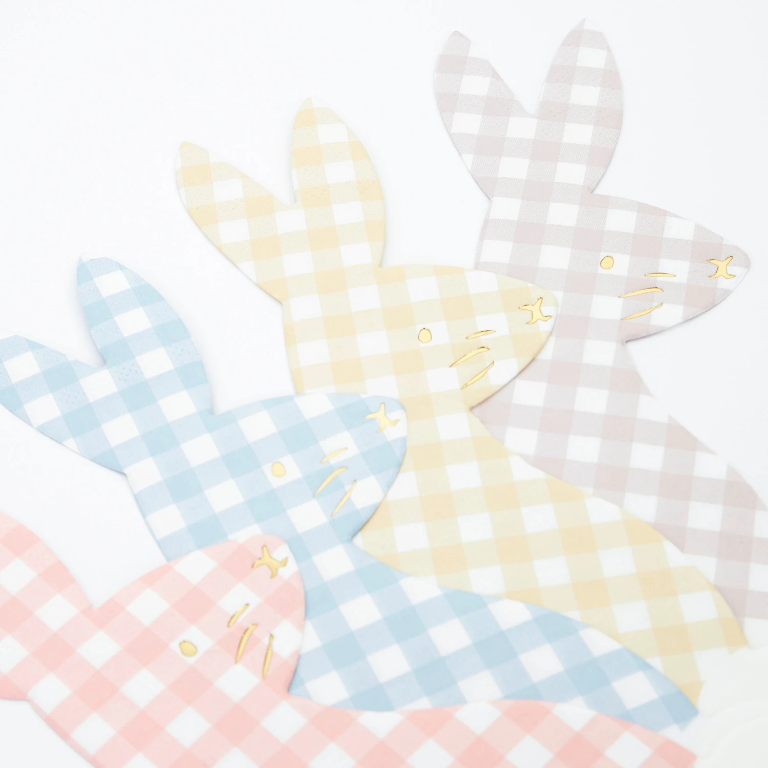 Meri-Meri Gingham Bunny Napkins (x 16) 3 Meri-Meri Gingham Bunny Napkins (x 16) - Image 3