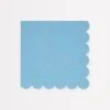 Meri-Meri Cornflower Blue Large Napkins (x 16)
