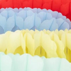 Meri-Meri 4 Bright Honeycomb Garlands (x 4) -Meri Meri media 844264f6 e99b 4a8d 861f 2afd8393dcd5