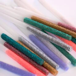 Meri-Meri Multicolor Dipped Glitter Candles (x 16) -Meri Meri media 882a3daa 0e9e 411b 8068 94e74defb3f9