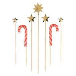 Meri-Meri Christmas Honeycomb Cake Topper Set (x 10) -Meri Meri media 896eee05 08ef 4b2f a59d f41fefa36912