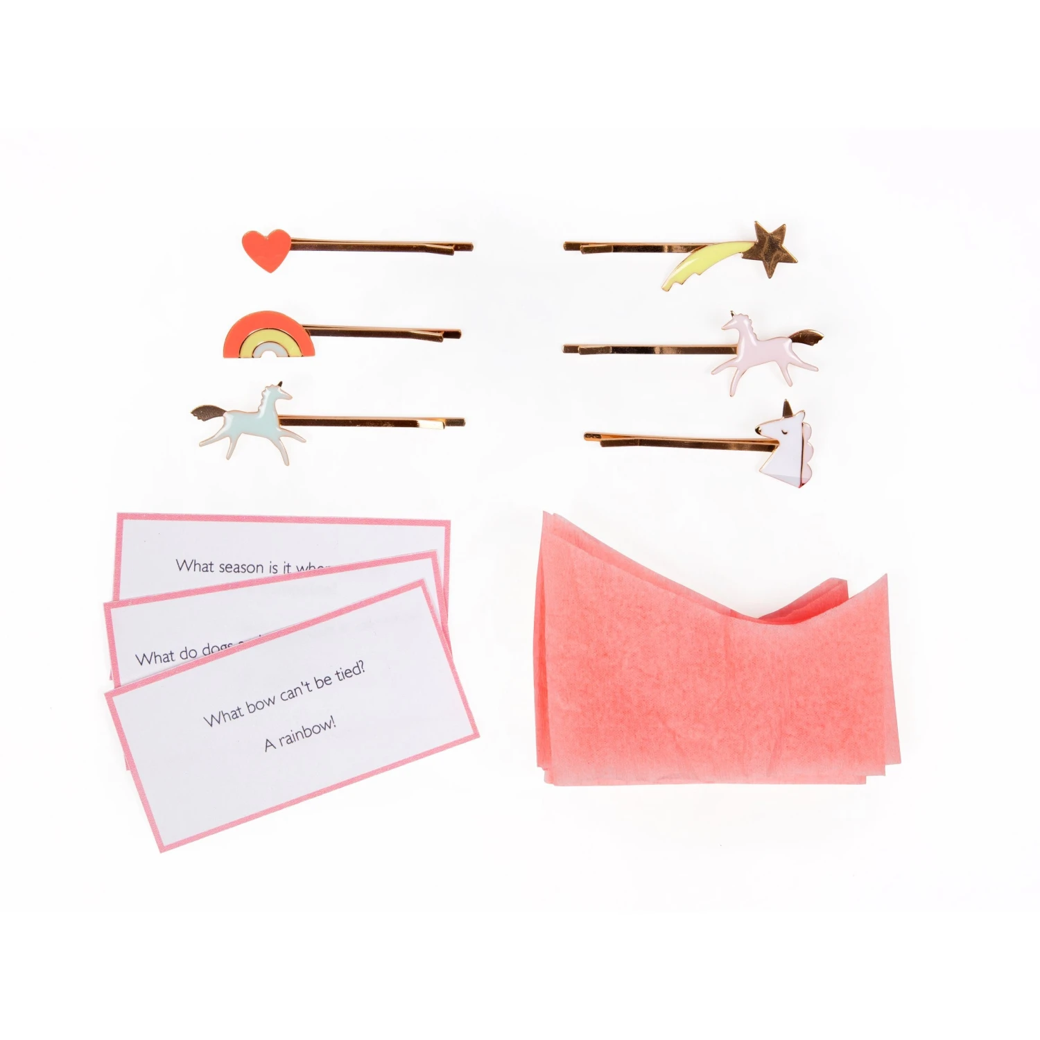 Meri-Meri Unicorn Glitter Small Crackers (x 6) 2 Meri-Meri Unicorn Glitter Small Crackers (x 6) - Image 2