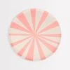 Meri-Meri Pink Stripe Side Plates (x 8)