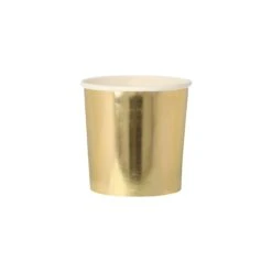 Meri-Meri Gold Tumbler Cups (x 8)