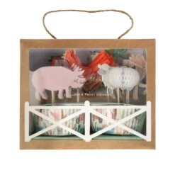 Meri-Meri On The Farm Cupcake Kit (x 24 Toppers)