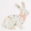 Meri-Meri Elegant Floral Bunny Shaped Plates (x 8)