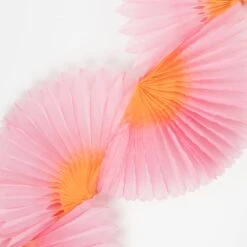 Meri-Meri Pink Honeycomb Fan Garland -Meri Meri media 94a09b9d 617e 4f47 a26a c30eea184756