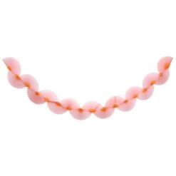 Meri-Meri Pink Honeycomb Fan Garland -Meri Meri media 95245871 ca76 4f4c ac15 fba1974bca0f