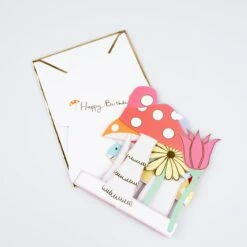 Meri-Meri Mushroom Concertina Card -Meri Meri media 9813cdc4 615a 4a51 bac9 df914111b2ed